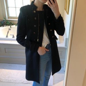 Zara Black Military Jacket